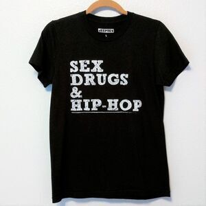 JEEPNEY Sex Drugs & Hip Hop Graphic T-Shirt L